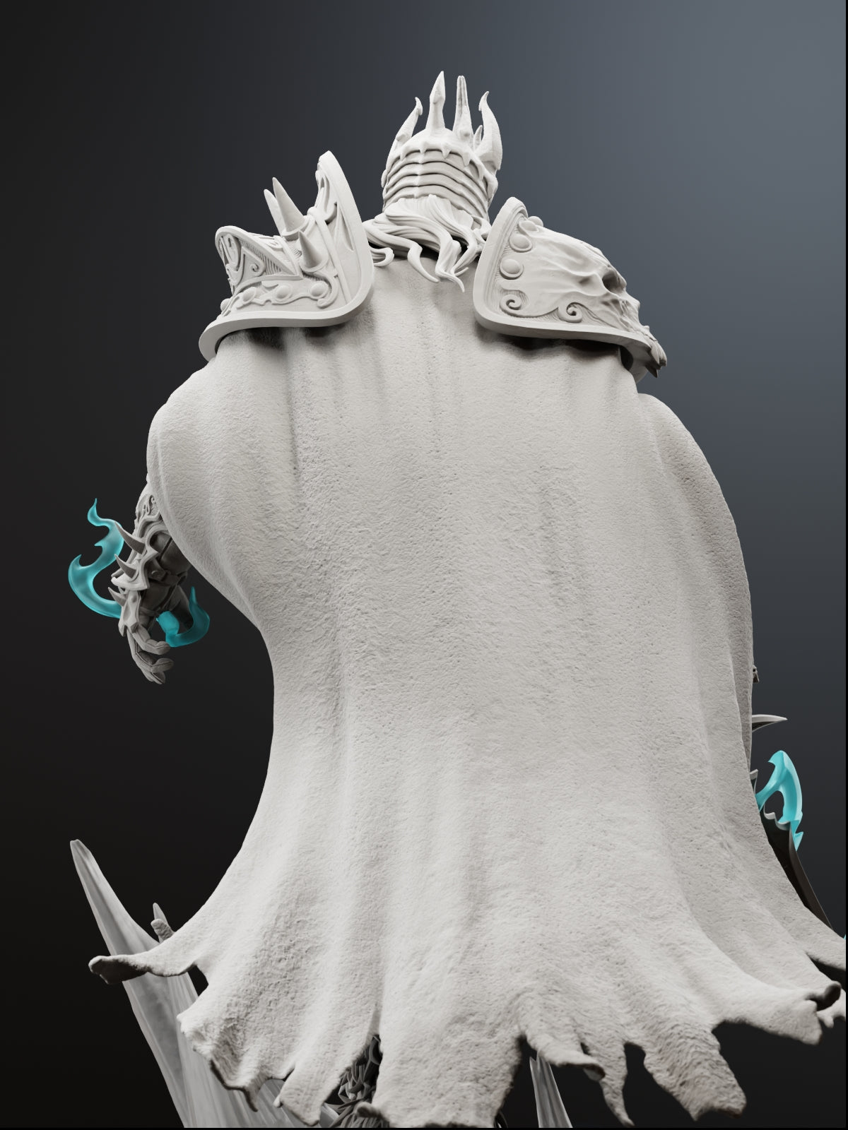 The Lich King | Maximum Detailed 12K 3D printed figure