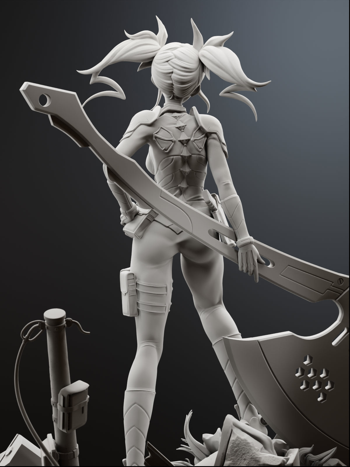 The Kaiju Slayer | Maximum Detailed 12K 3D printed figure