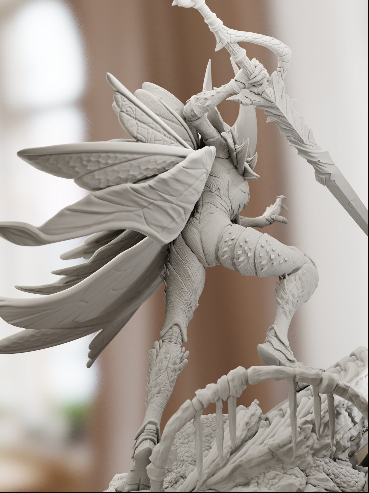 The Thread Sentinel | Maximum Detailed 12K 3D printed figure