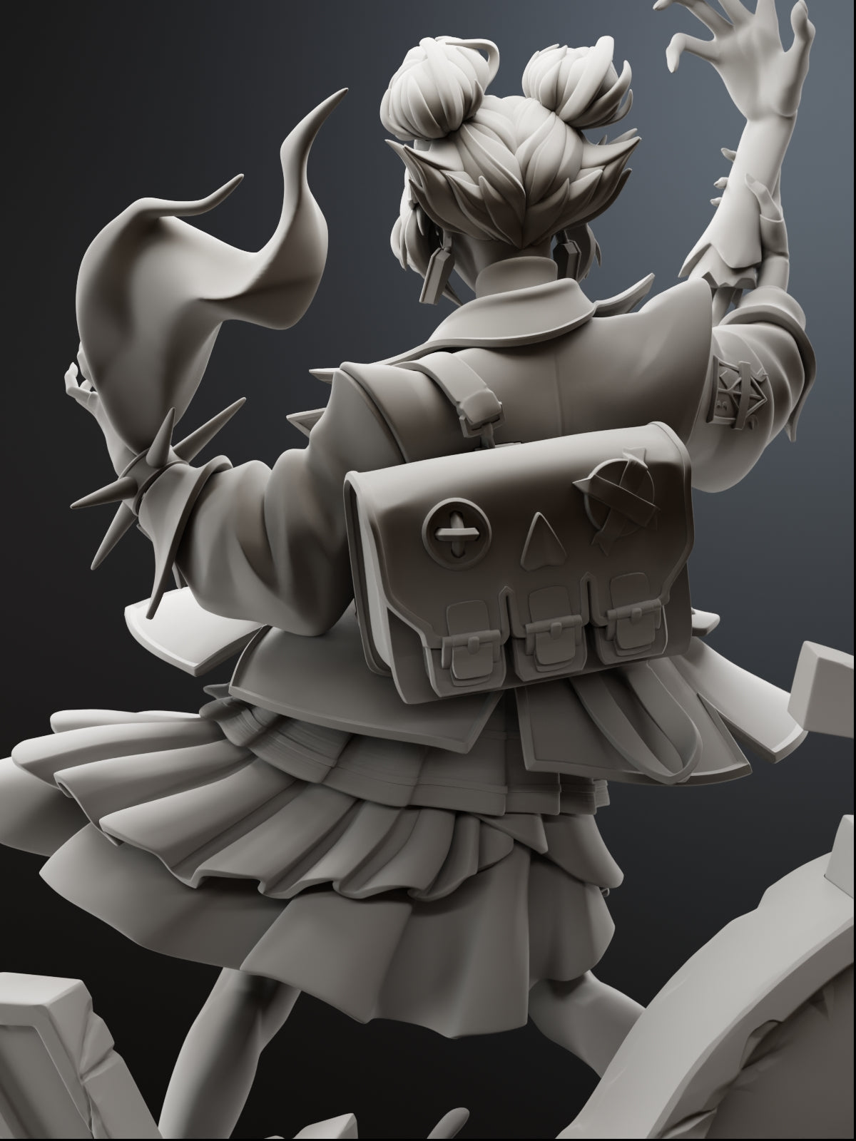 Graveyard Maestro Statue