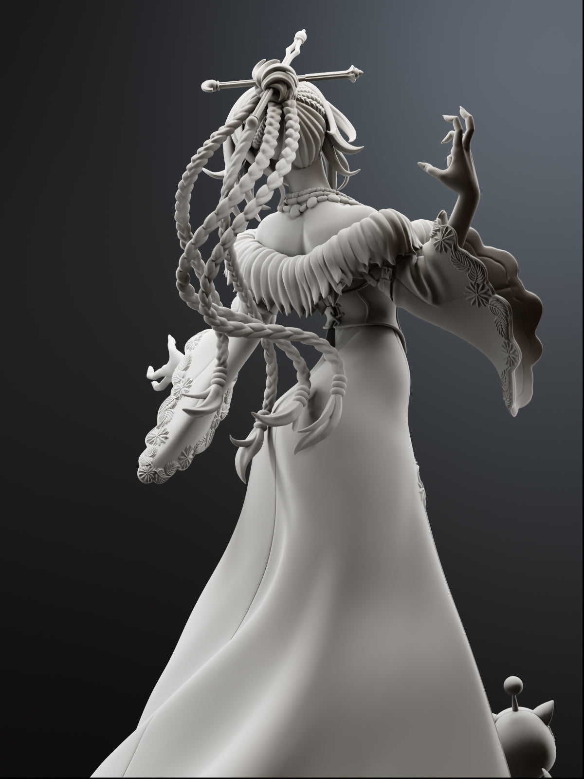 The Shadow Weaver | Maximum Detailed 12K 3D printed figure