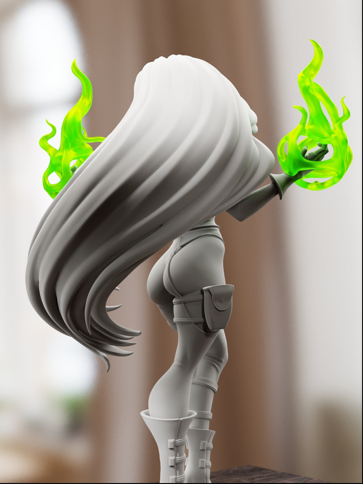 The Emerald Menace | Maximum Detailed 12K 3D printed figure