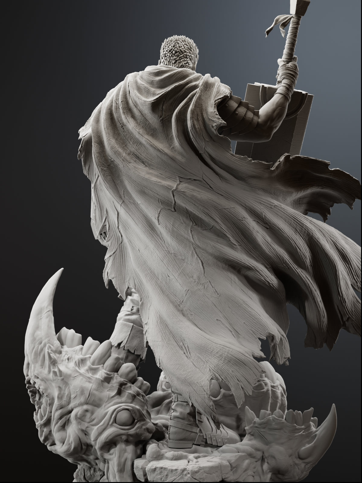 The Black Sword Statue