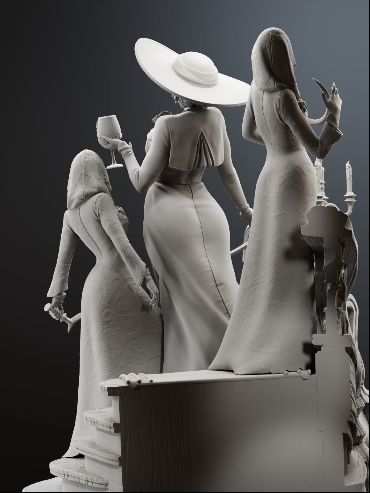 The Blood Matriarch | Maximum Detailed 12K 3D printed figure
