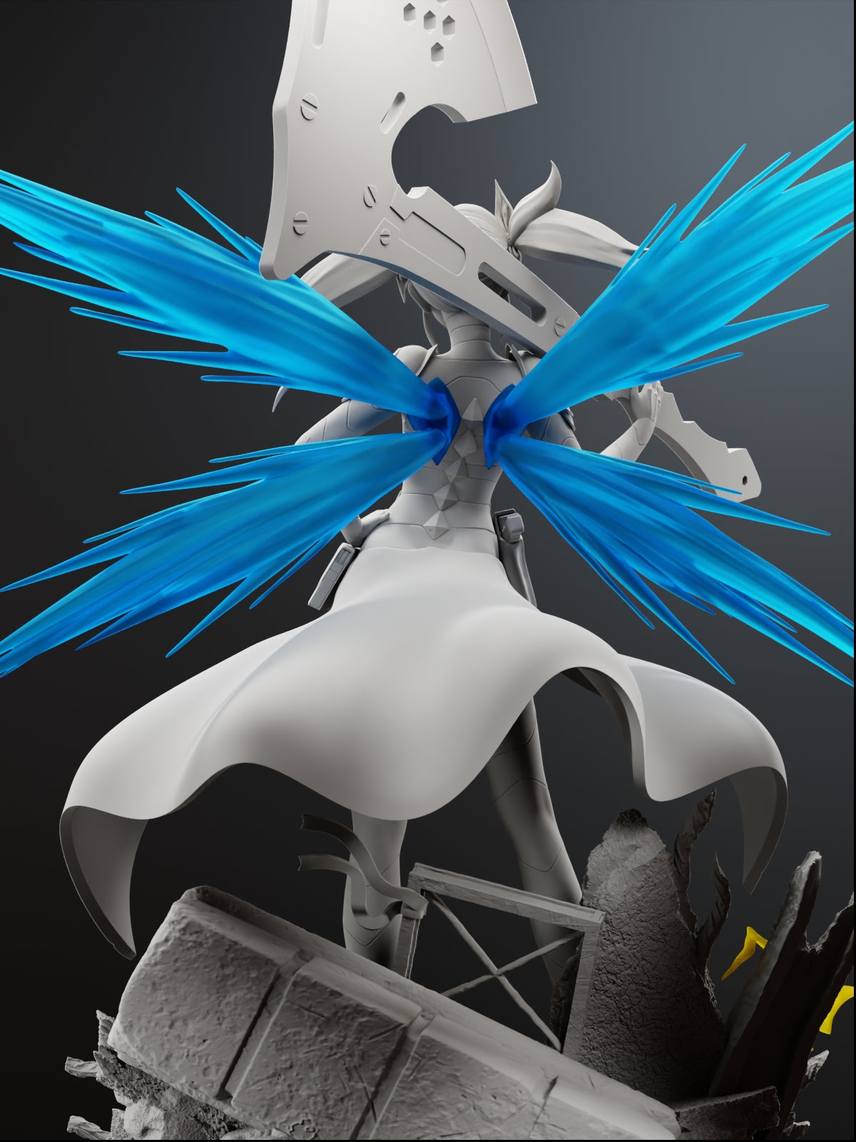 The Winged Prodigy | Maximum Detailed 12K 3D Printed Figure