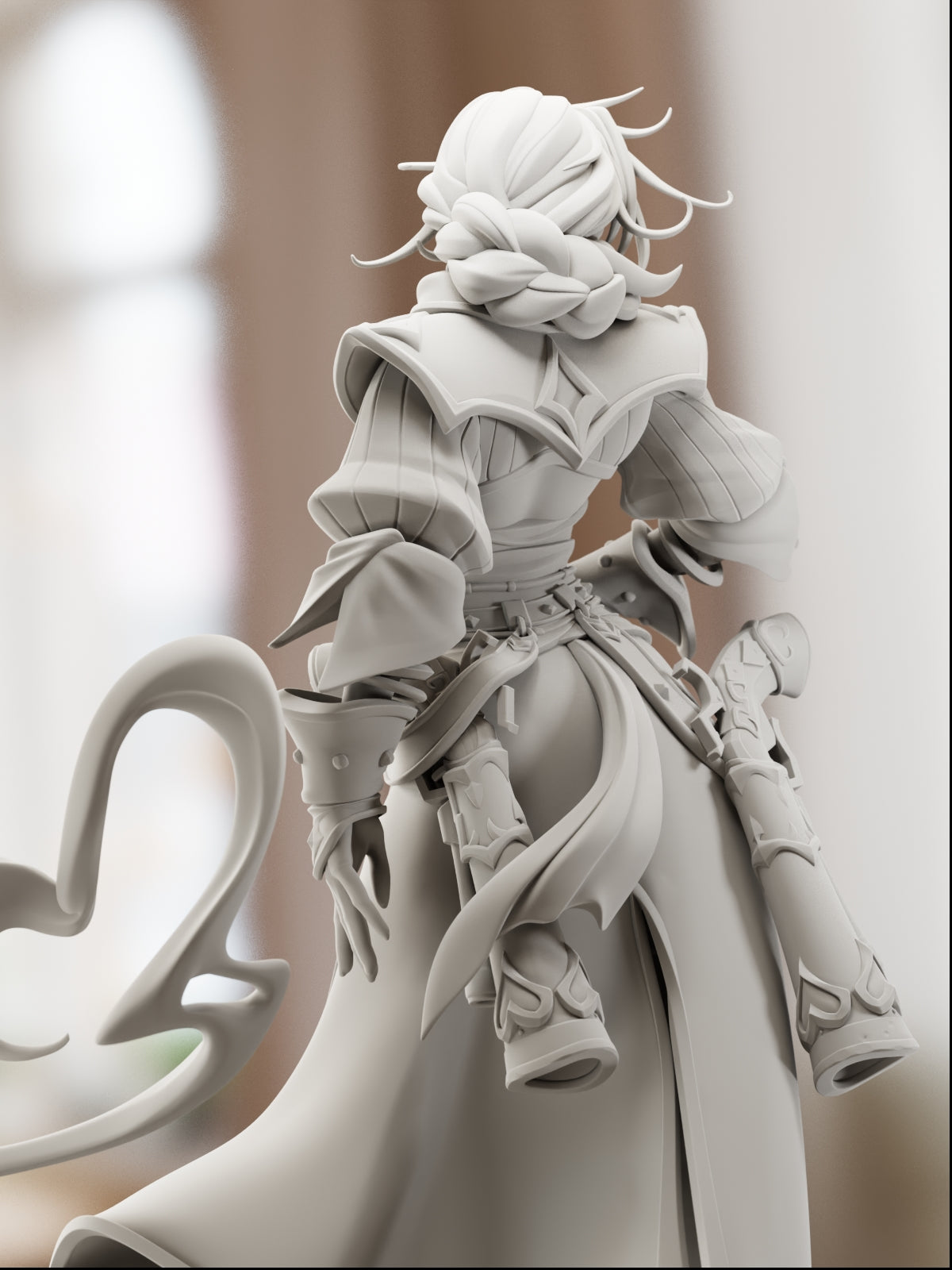 The Gunpowder Queen | Maximum Detailed 12K 3D printed figure