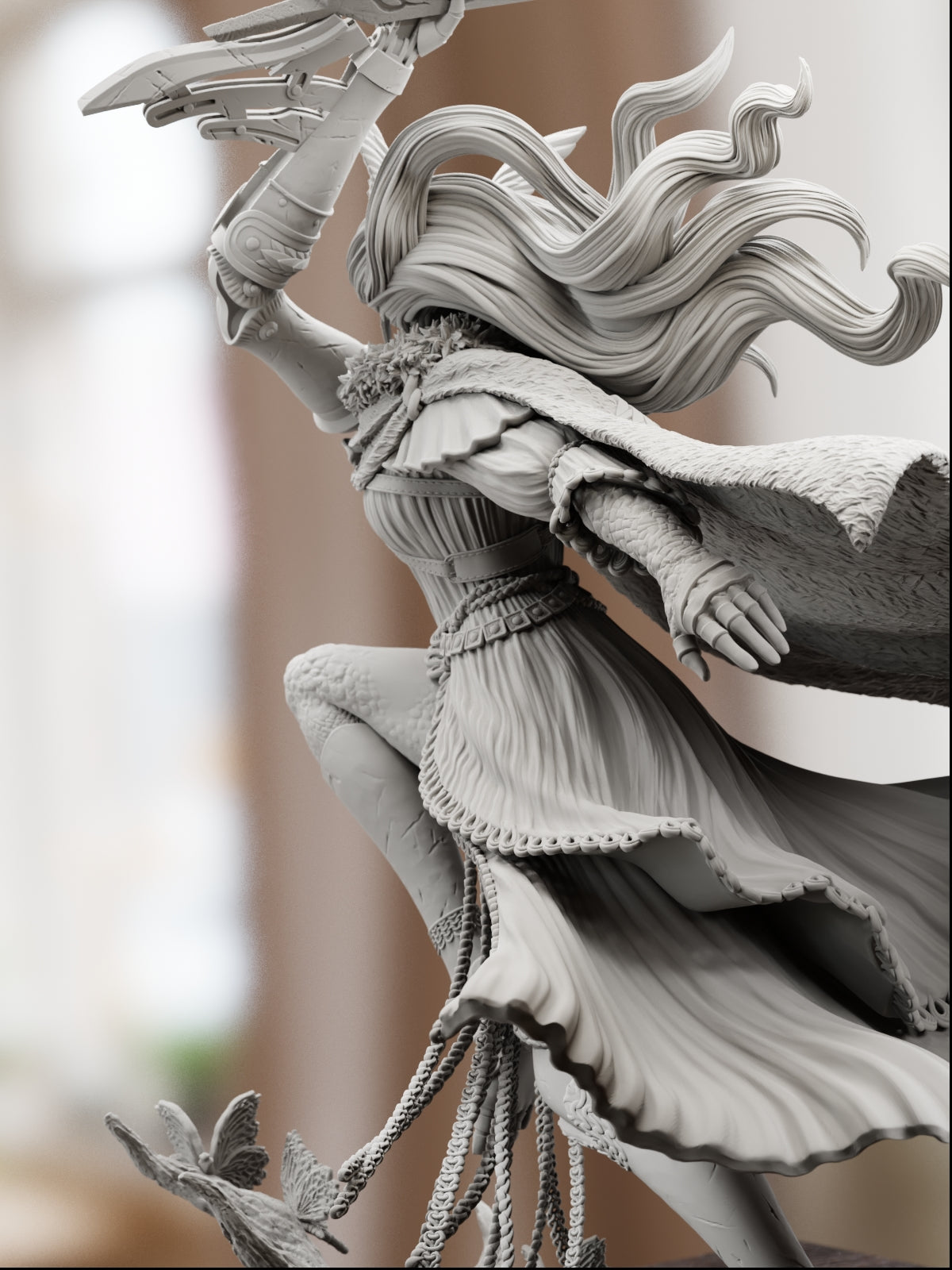 The Blade of Rot | Maximum Detailed 12K 3D printed figure