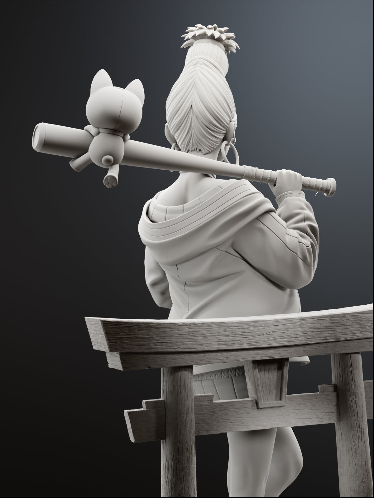 The Spirit Slayer | Maximum Detailed 12K 3D Printed Figure