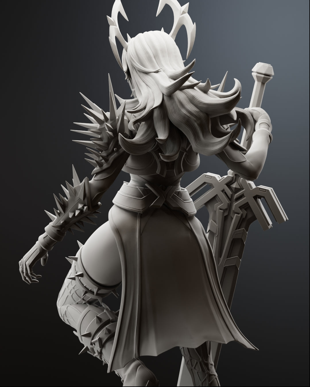 The Phoenix Blade Statue
