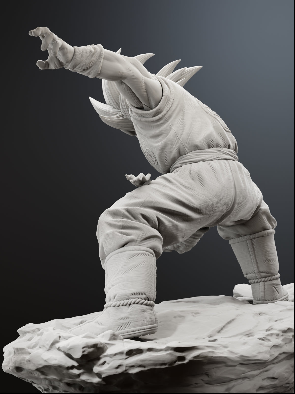 The Saiyan Prodigy | Maximum Detailed 12K 3D printed figure