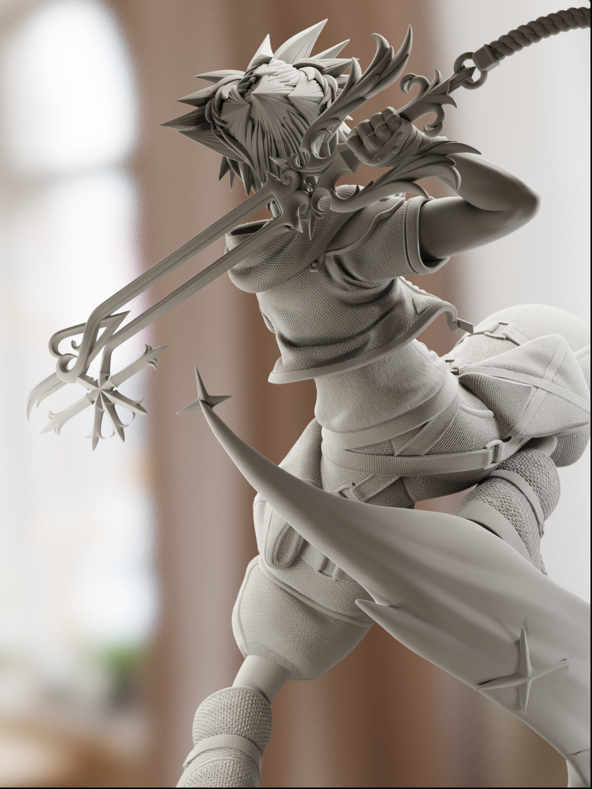 The Keyblade Wielder | Maximum Detailed 12K 3D printed figure