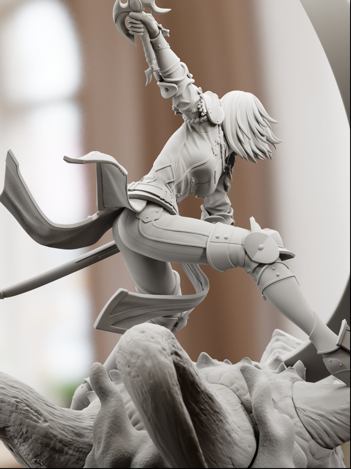 The Graceful Hunter | Maximum Detailed 12K 3D printed figure