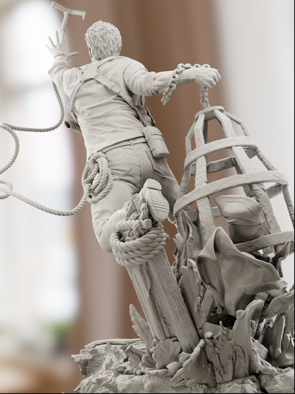 The Treasure Hunter | Maximum Detailed 12K 3D printed figure