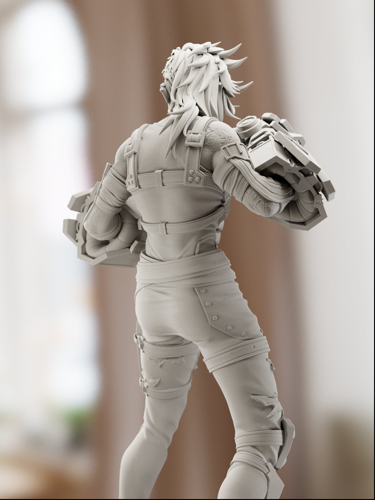 The Brawling Sister | Maximum Detailed 12K 3D printed figure