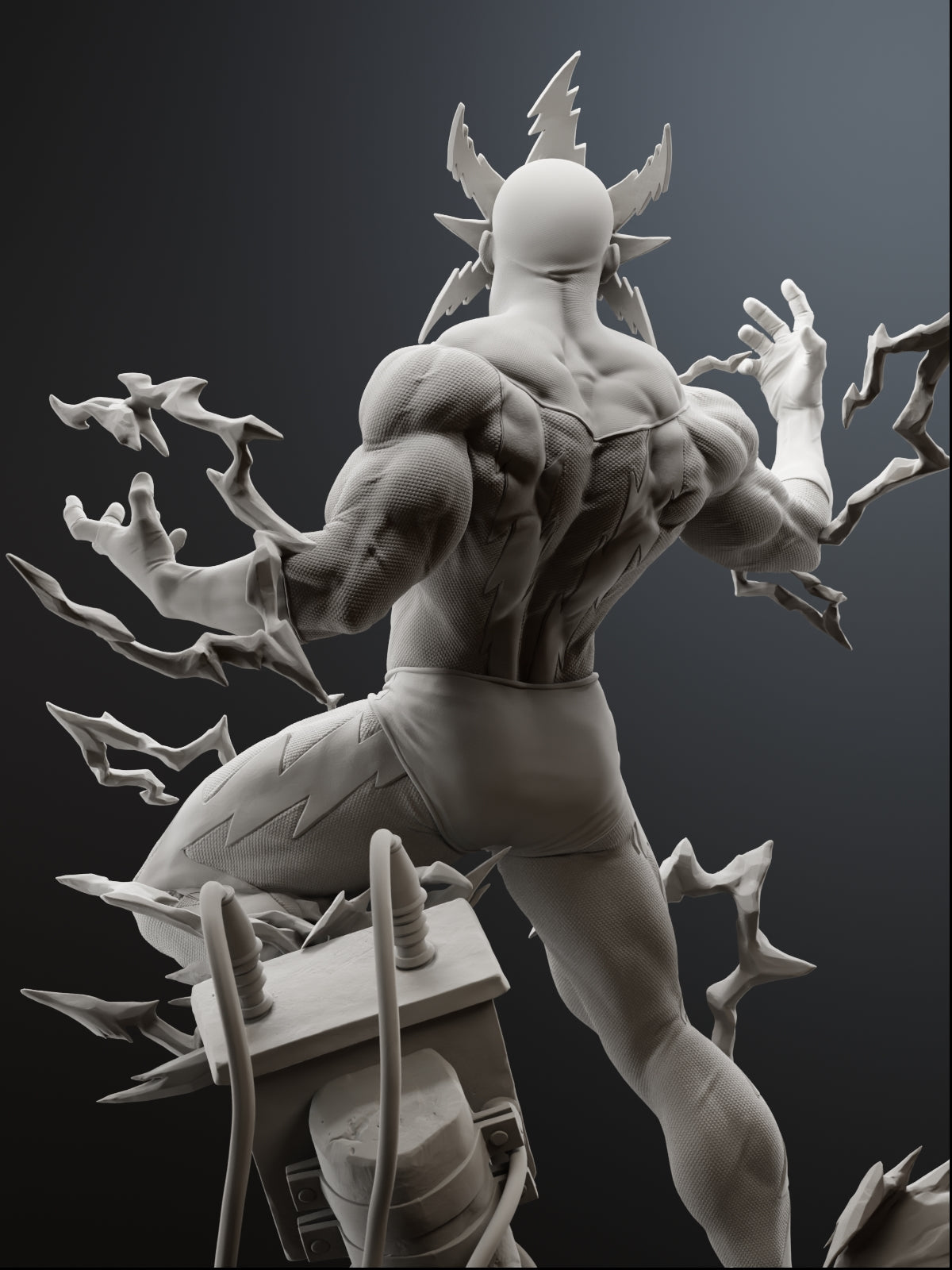 The Living Lightning | Maximum Detailed 12K 3D printed figure