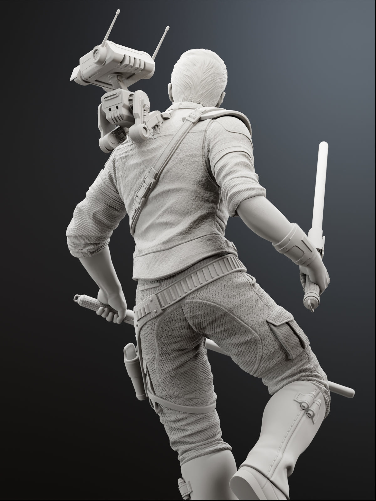 The Survivor | Maximum Detailed 12K 3D printed figure