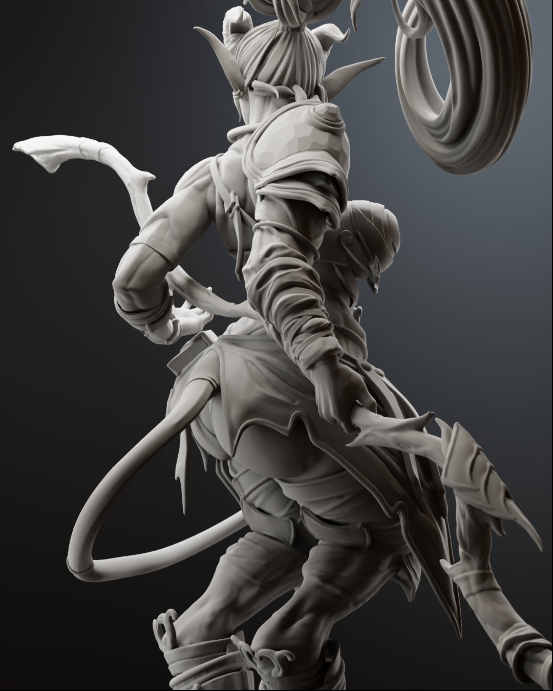 The Astral Huntress Statue