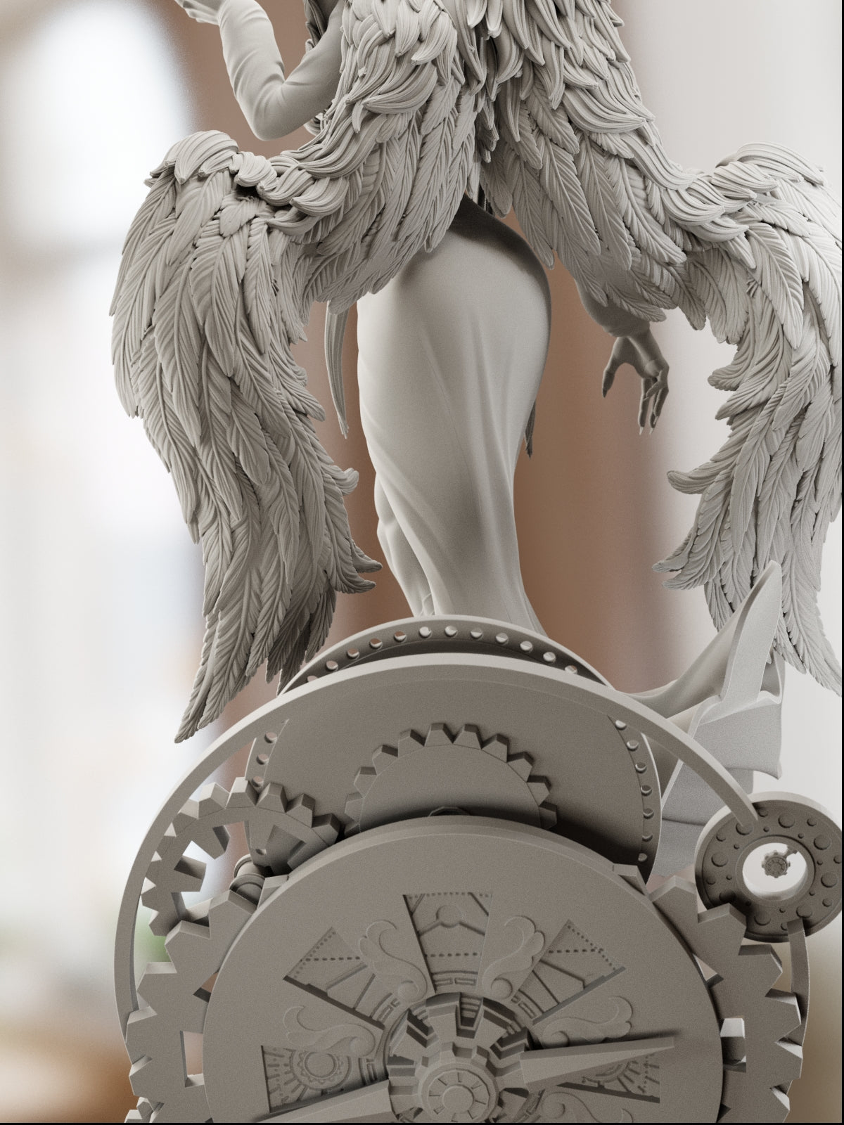 The Timebound Queen | Maximum Detailed 12K 3D printed figure