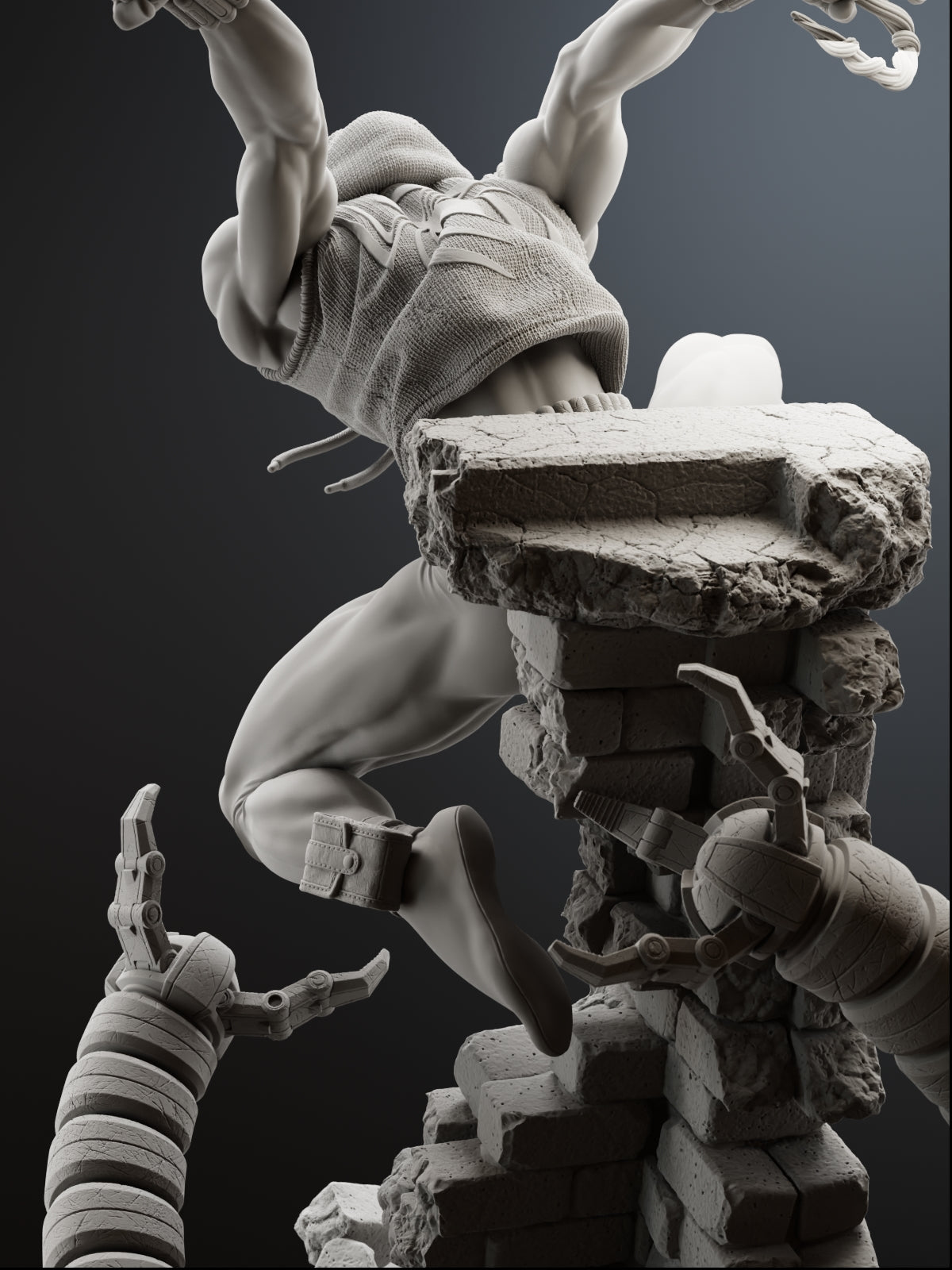 The Scarlet Crawler Statue