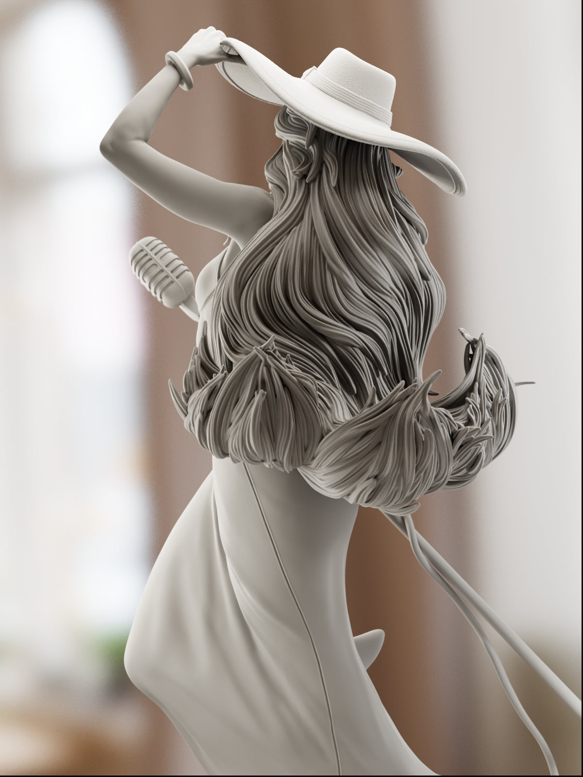 The Jazz Queen | Maximum Detailed 12K 3D printed figure