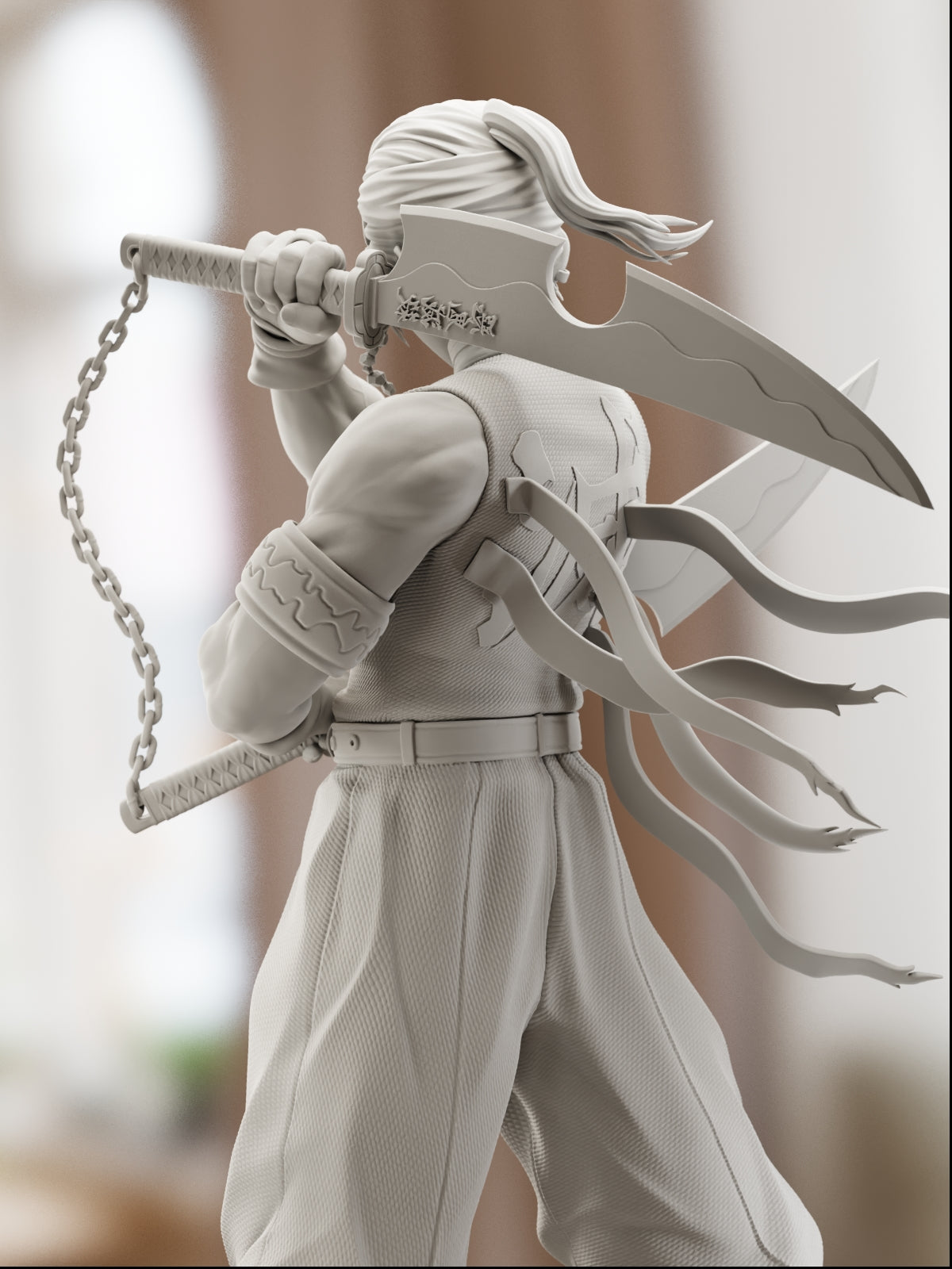 The Sound Pillar | Maximum Detailed 12K 3D Printed Figure