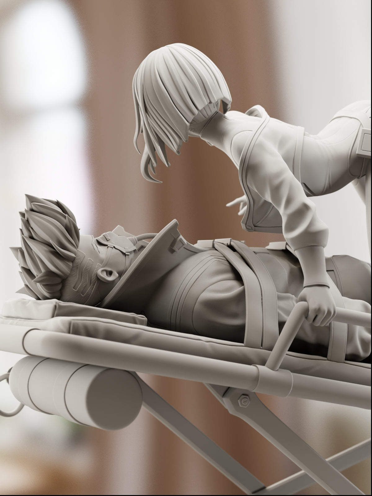 Lovers on the Edge | Maximum Detailed 12K 3D printed figure