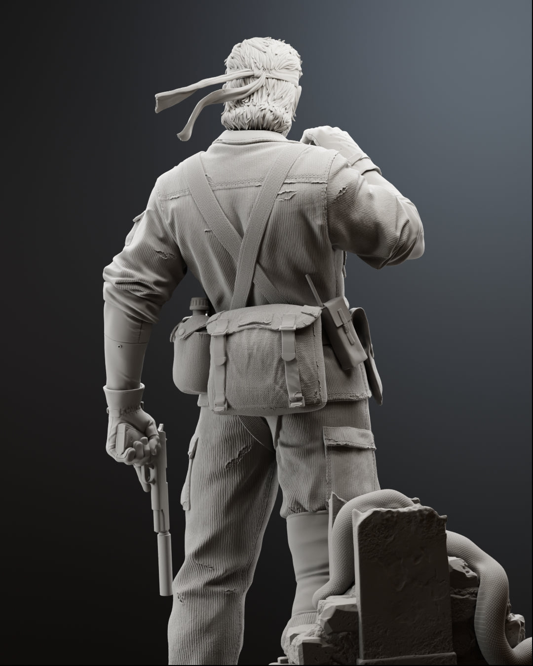 Legendary Infiltrator Snake Statue