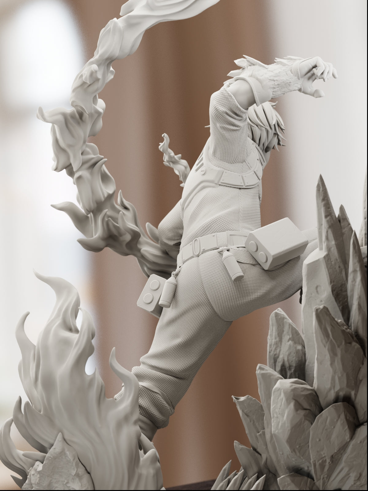 The Fire and Ice | Maximum Detailed 12K 3D Printed Figure