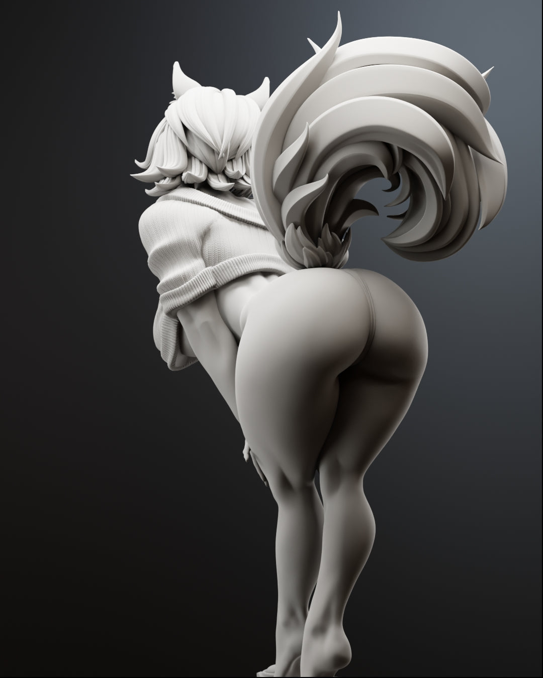 The Unbeatable Squirrel Statue