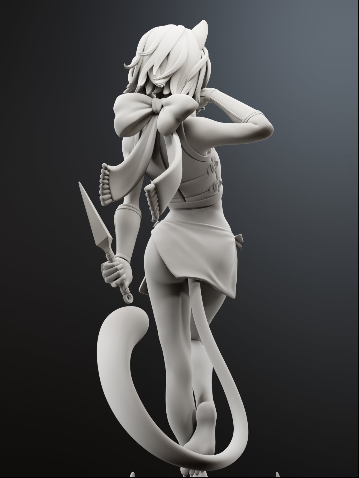 The Feral Blade Statue