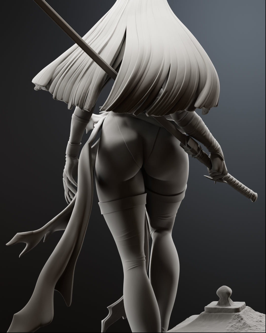 The Shadowblade Statue