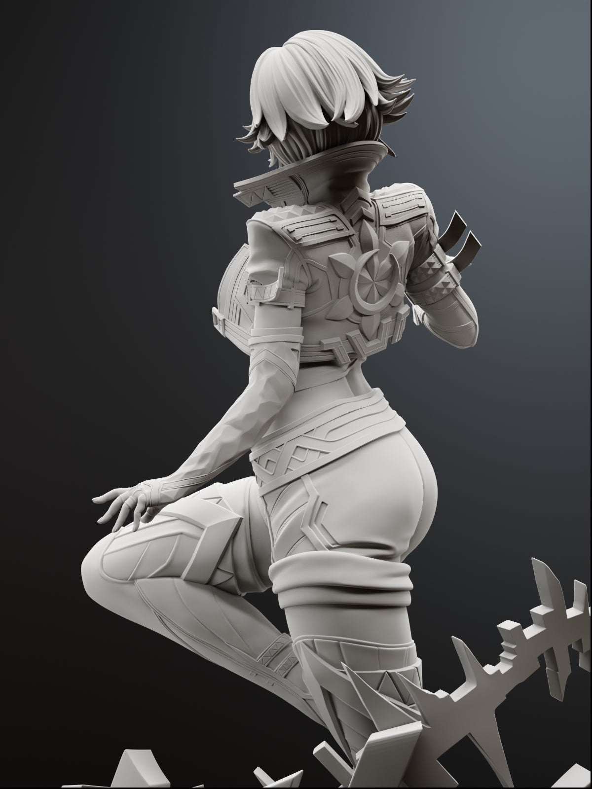 The Frozen Idol | Maximum Detailed 12K 3D printed figure