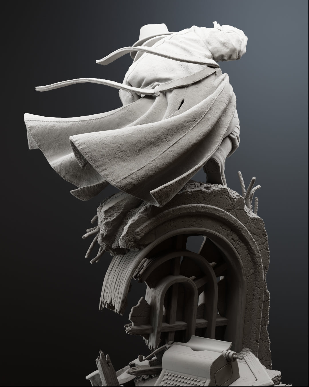 The Masked Vigilante Statue