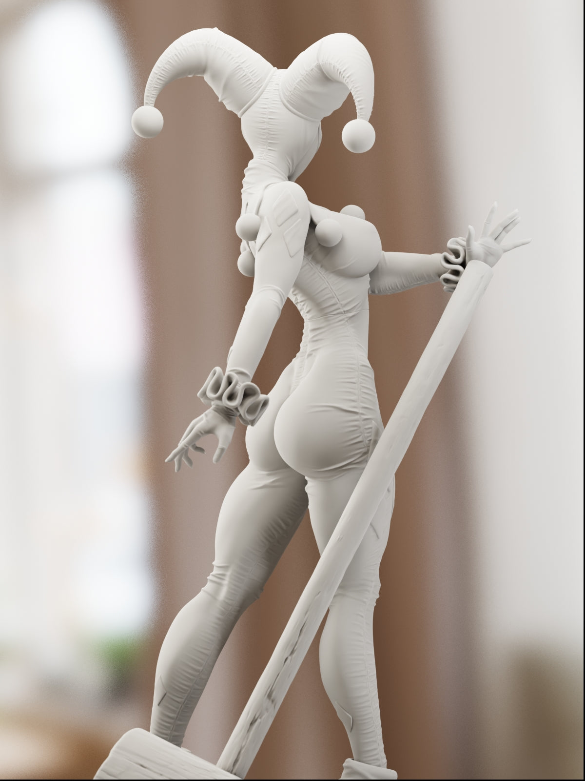 The Clown Princess | Maximum Detailed 12K 3D printed figure