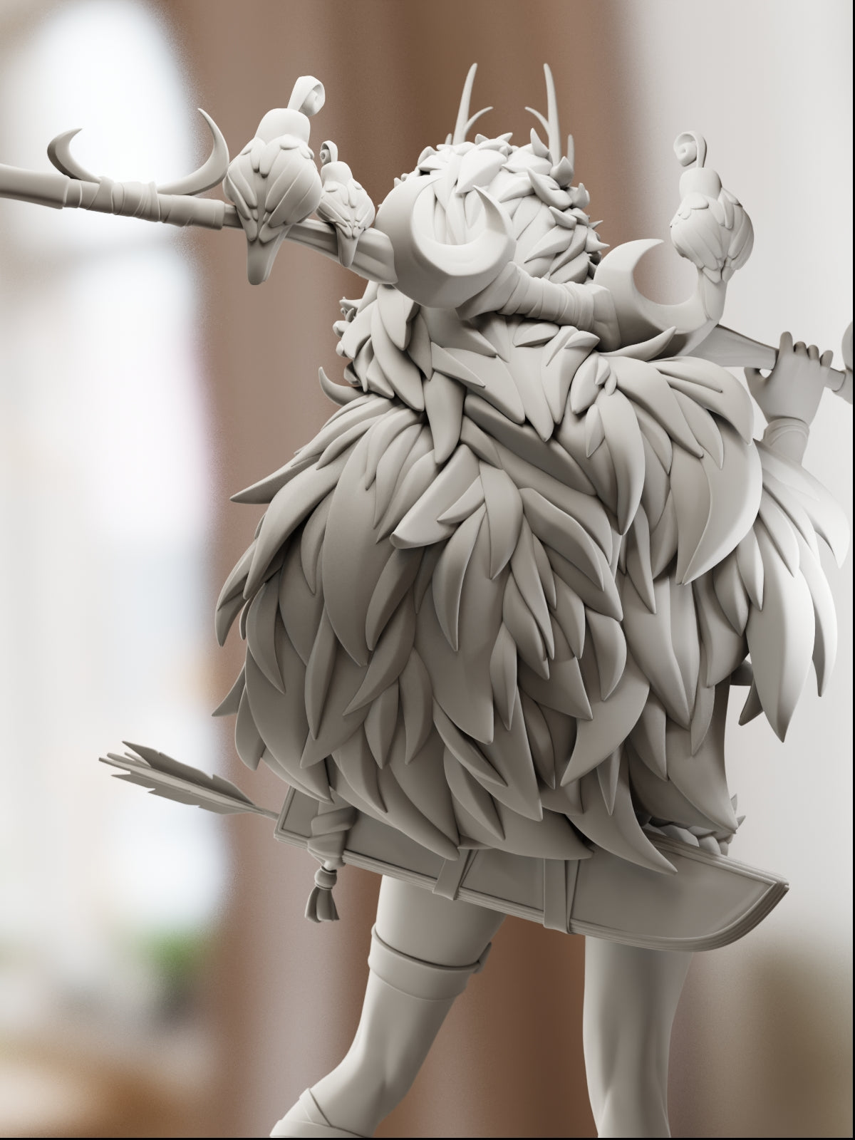 Goddess of the Hunt | Maximum Detailed 12K 3D printed figure