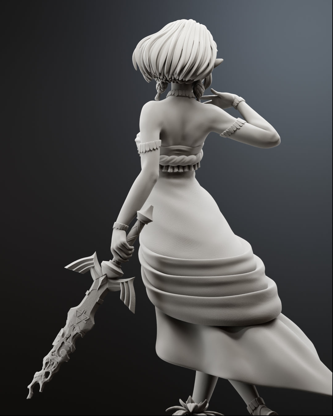 The Light of Hyrule Statue
