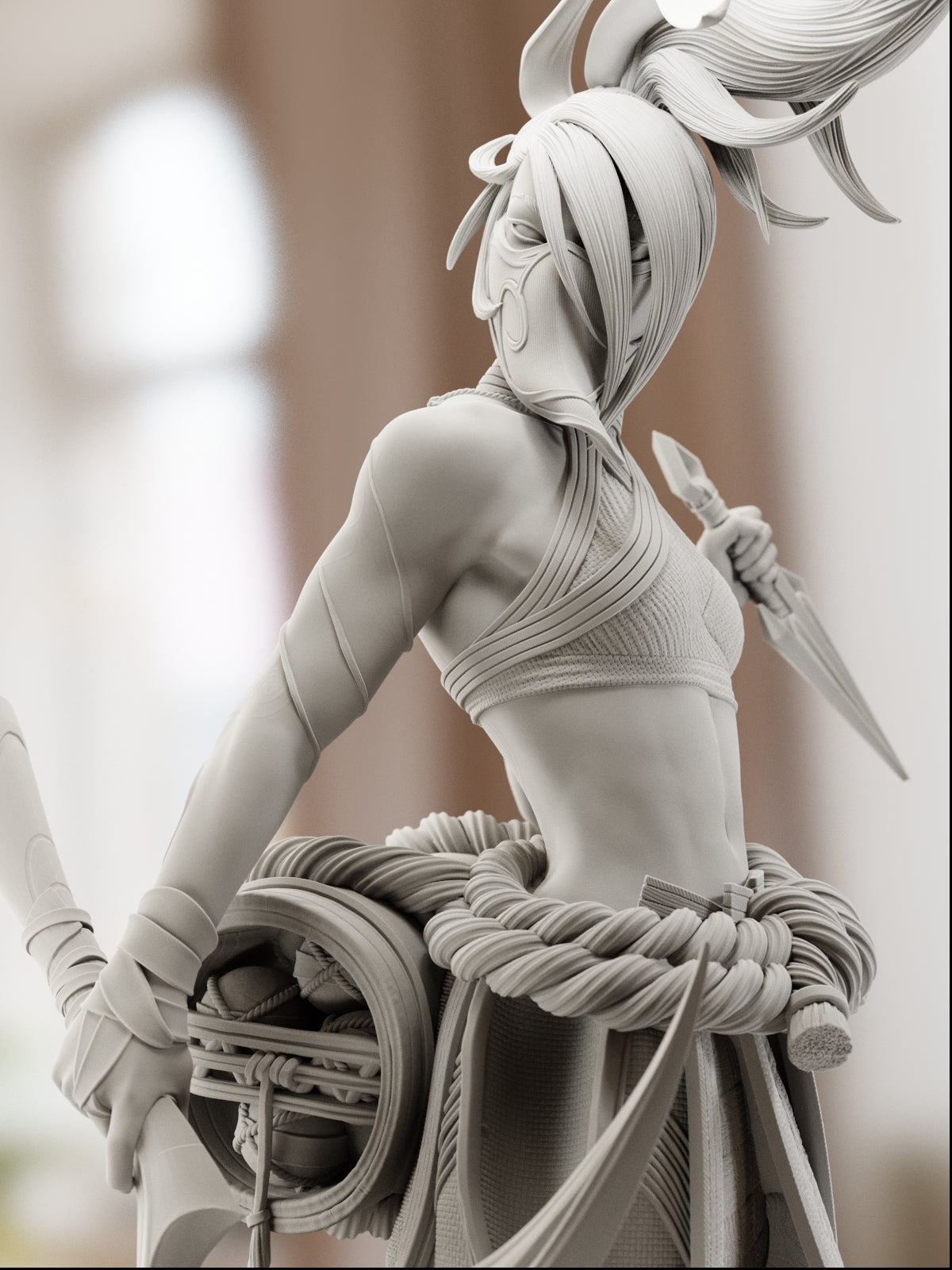 The Rogue Assassin | Maximum Detailed 12K 3D printed figure