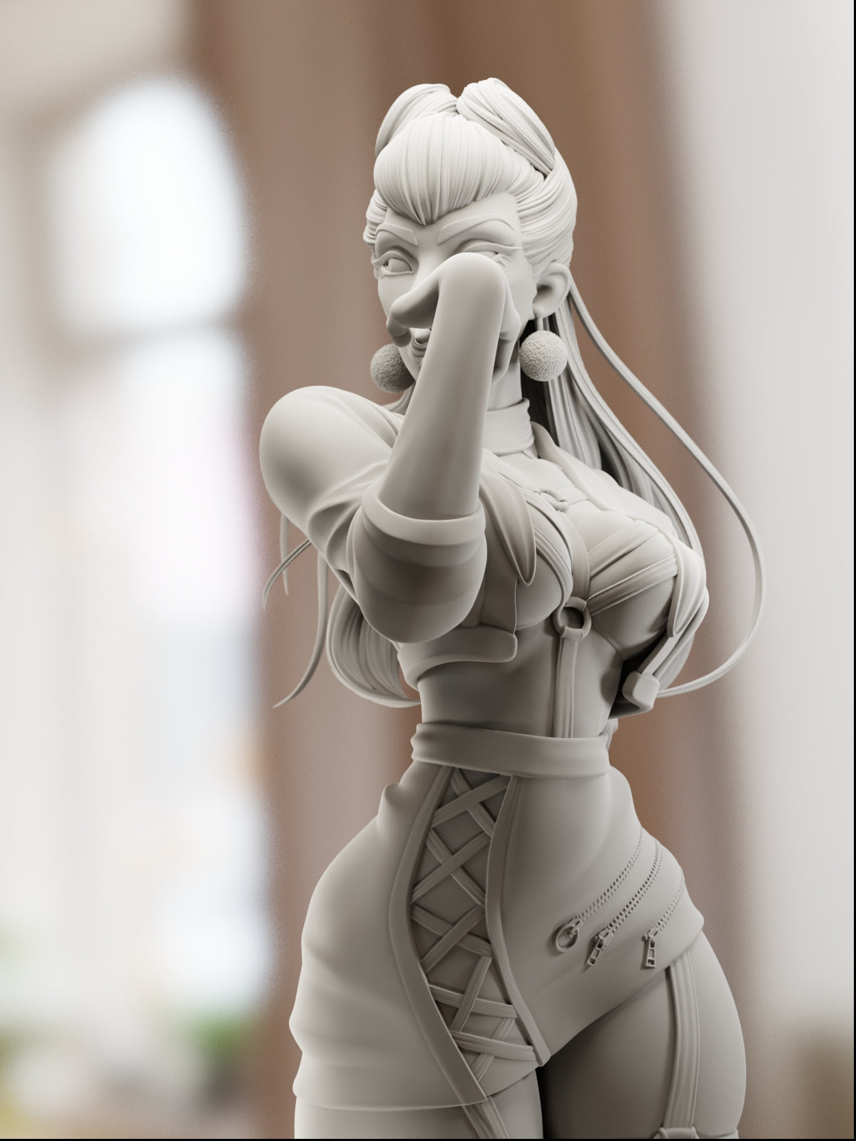 The Demon Diva | Maximum Detailed 12K 3D printed figure