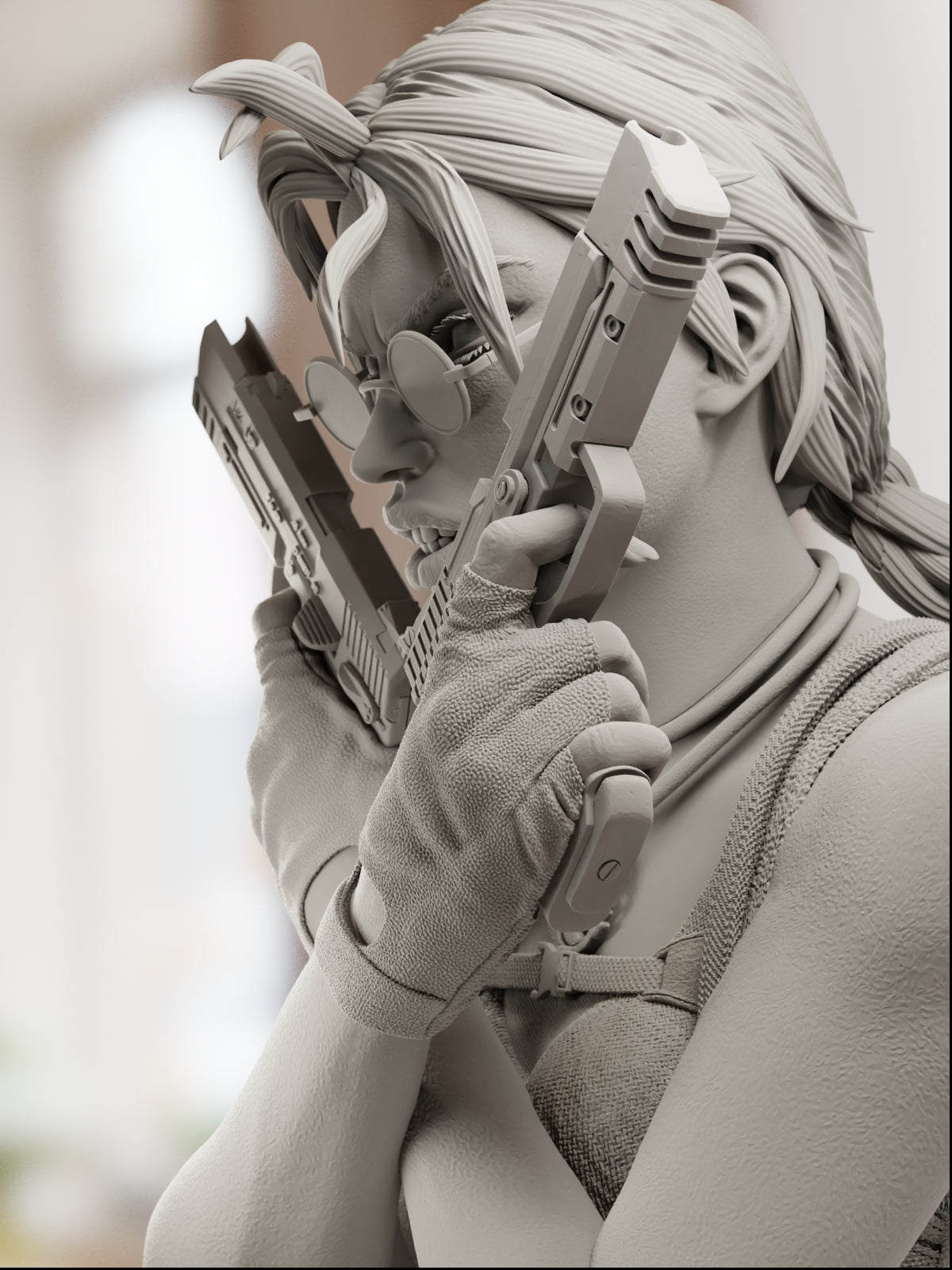 Queen of Adventure | Maximum Detailed 12K 3D printed bust