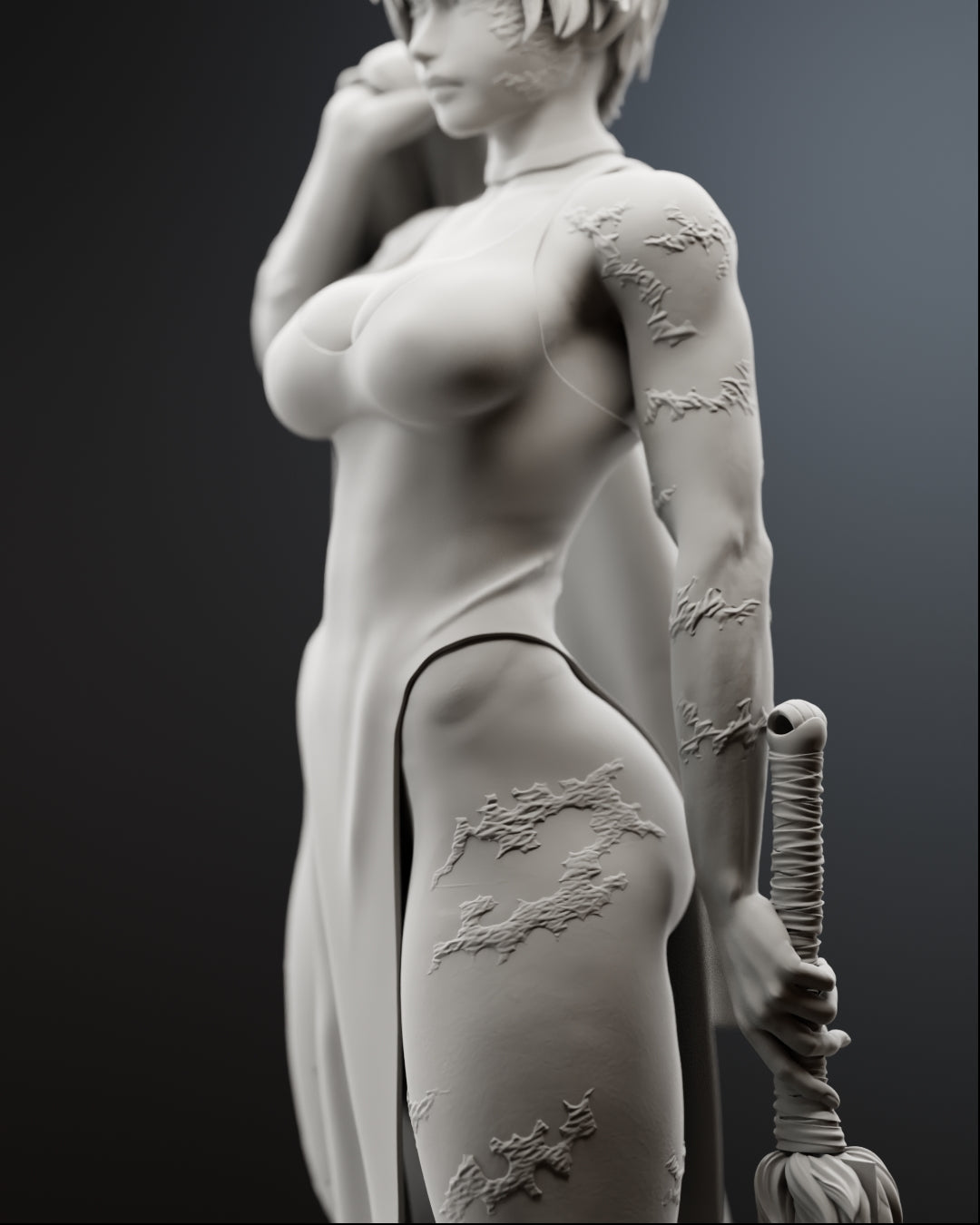 Split Soul Maki Statue