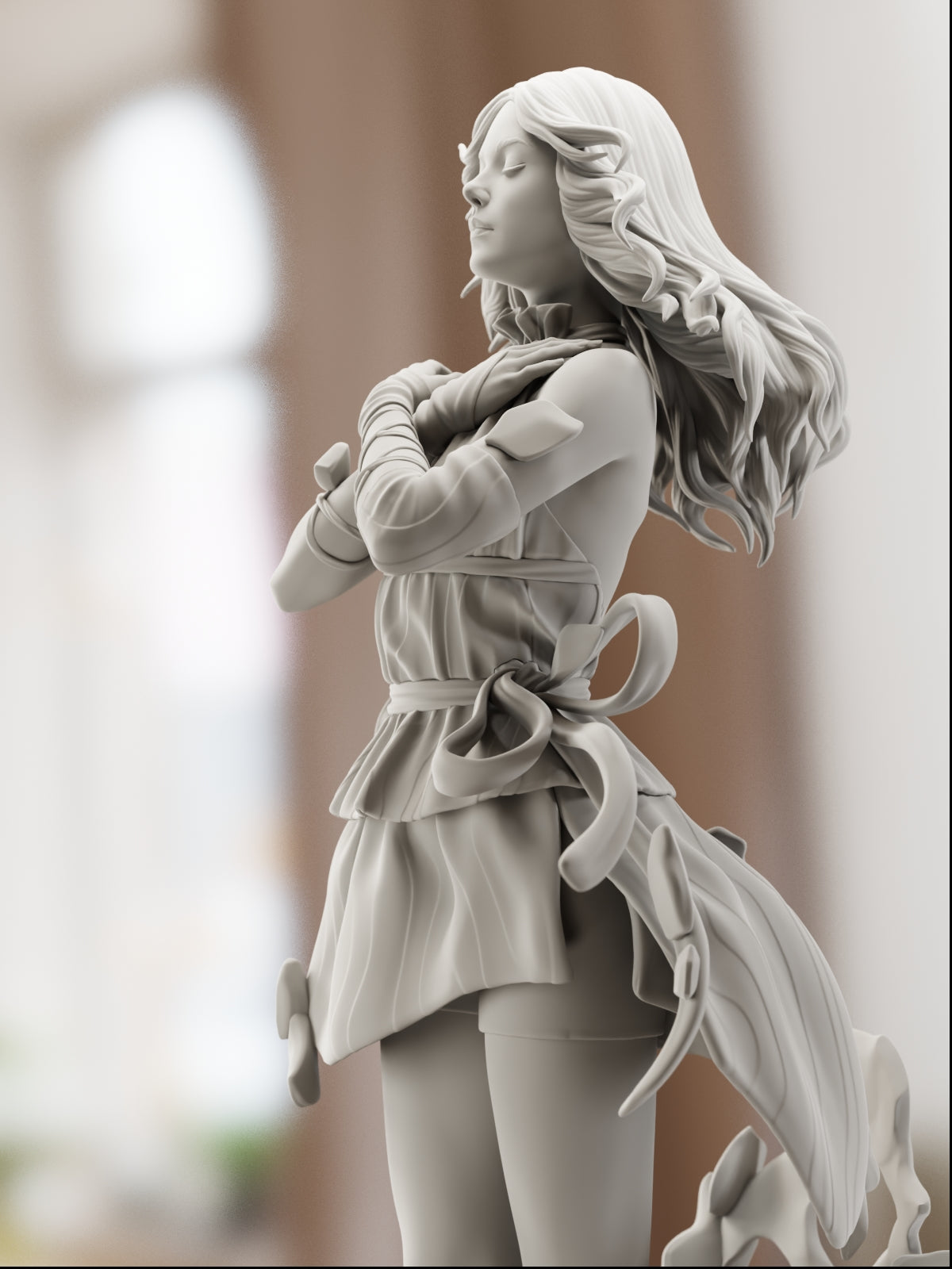 Tomorrow | Maximum Detailed 12K 3D printed figure