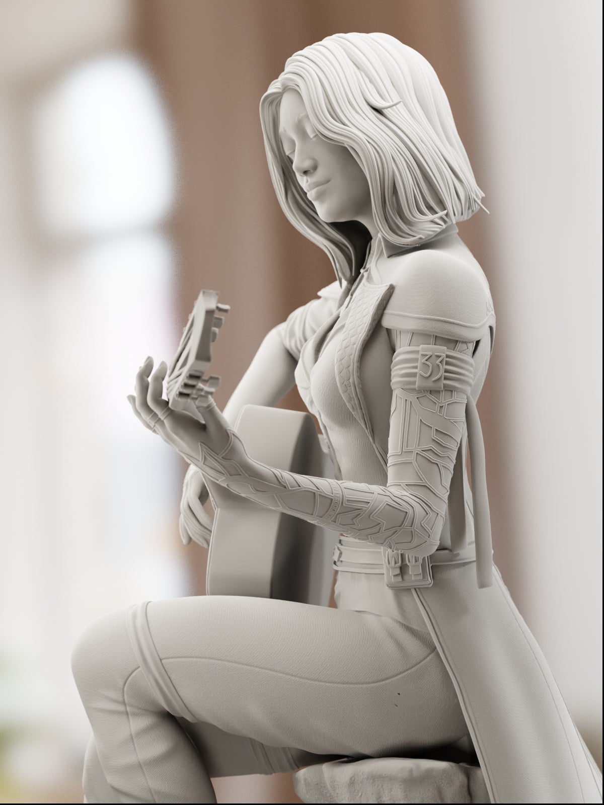 The Expedition Song | Maximum Detailed 12K 3D printed figure