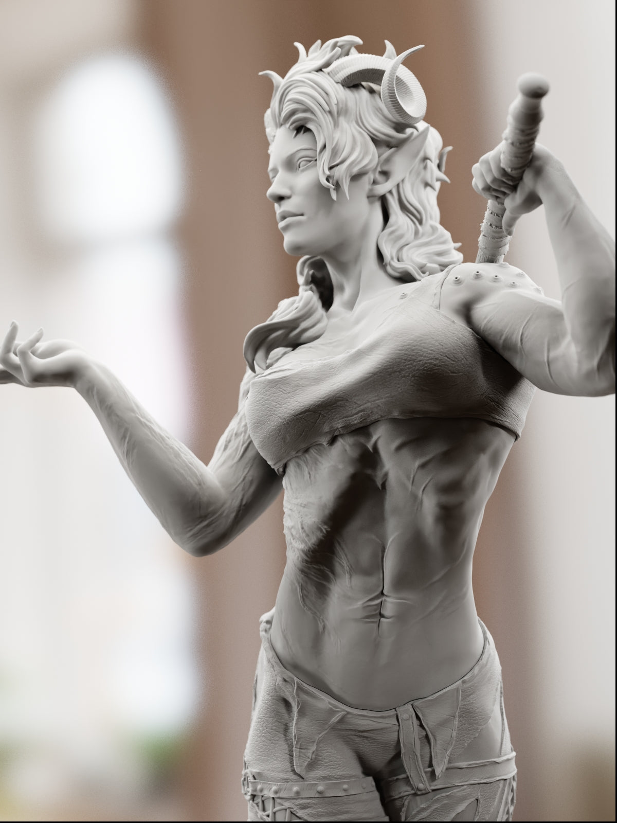 Burning Devil Karlach | Maximum Detailed 12K 3D printed figure
