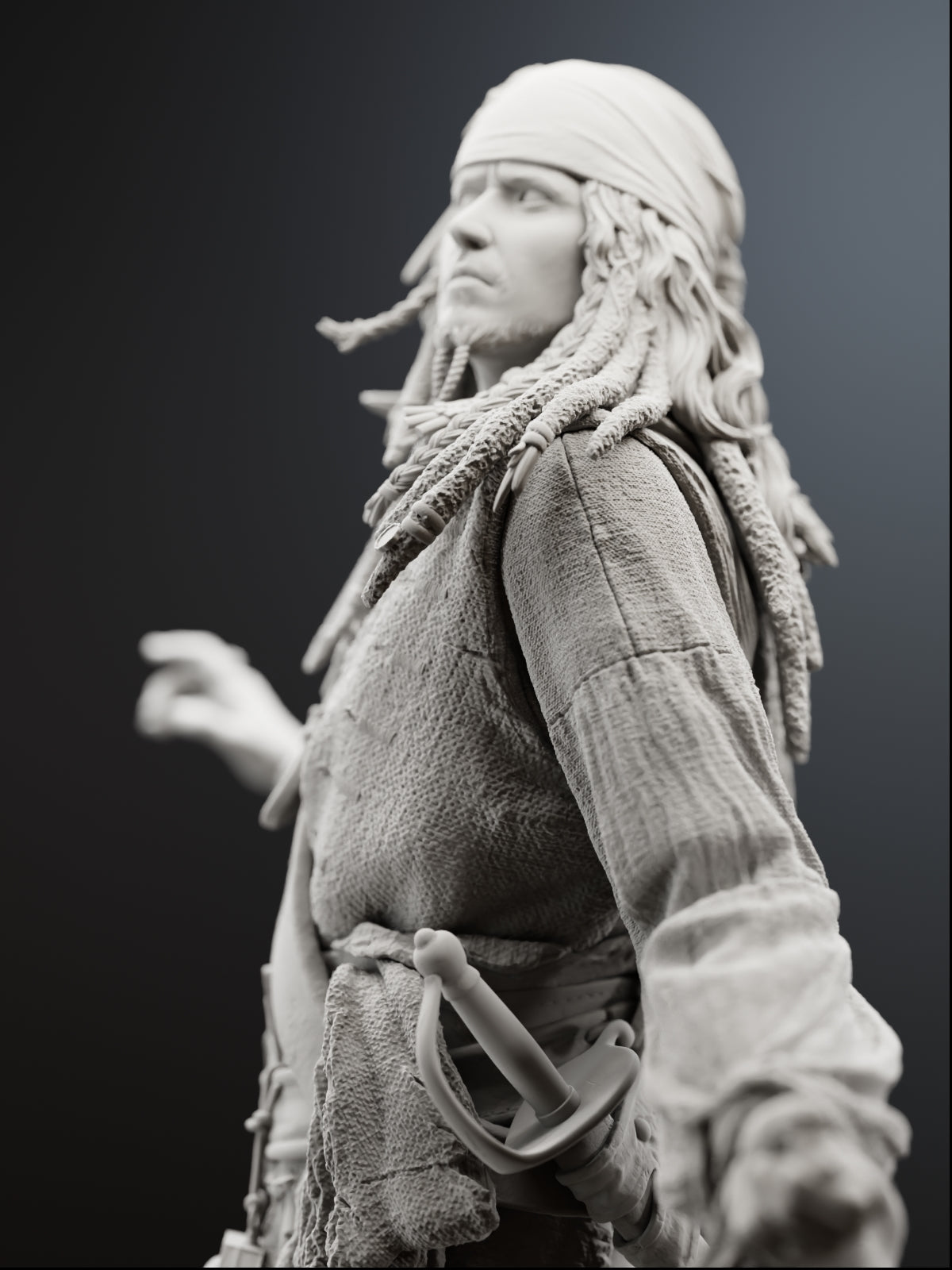 The Gentleman Pirate Statue