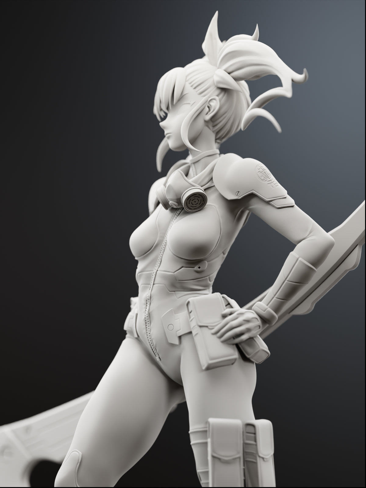 The Kaiju Slayer | Maximum Detailed 12K 3D printed figure