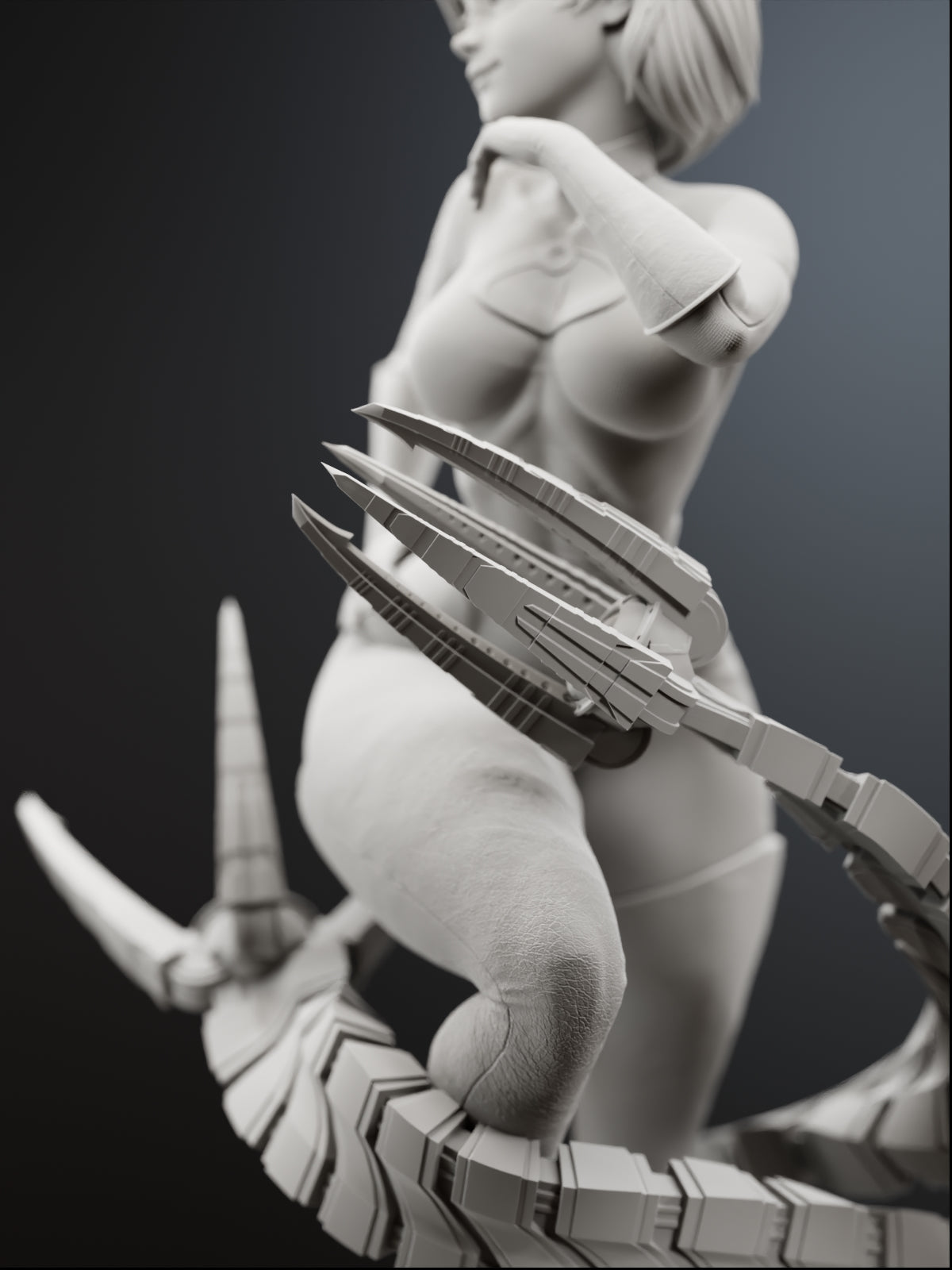 The Flexible Fighter | Maximum Detailed 12K 3D printed figure