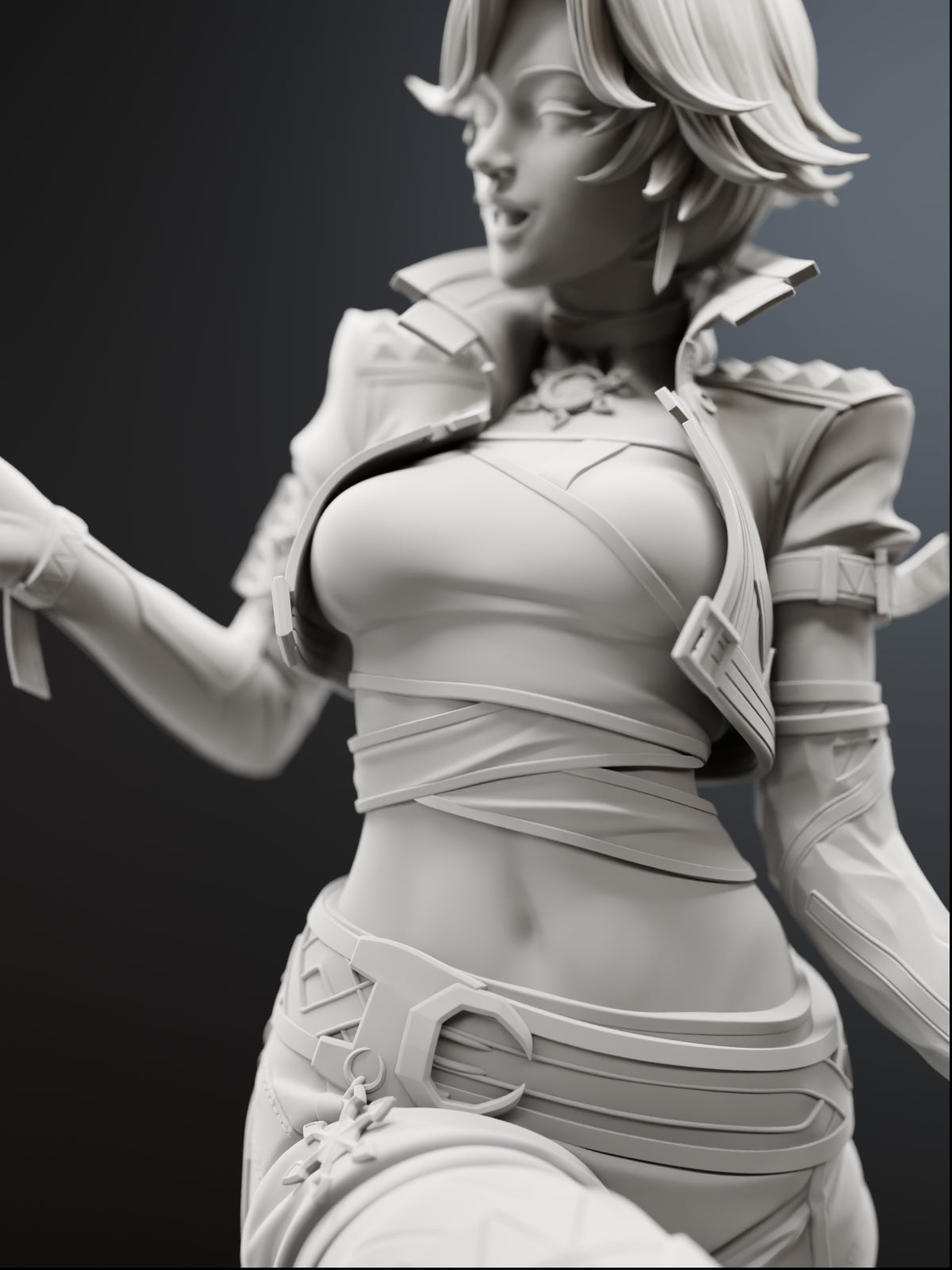 The Frozen Idol | Maximum Detailed 12K 3D printed figure