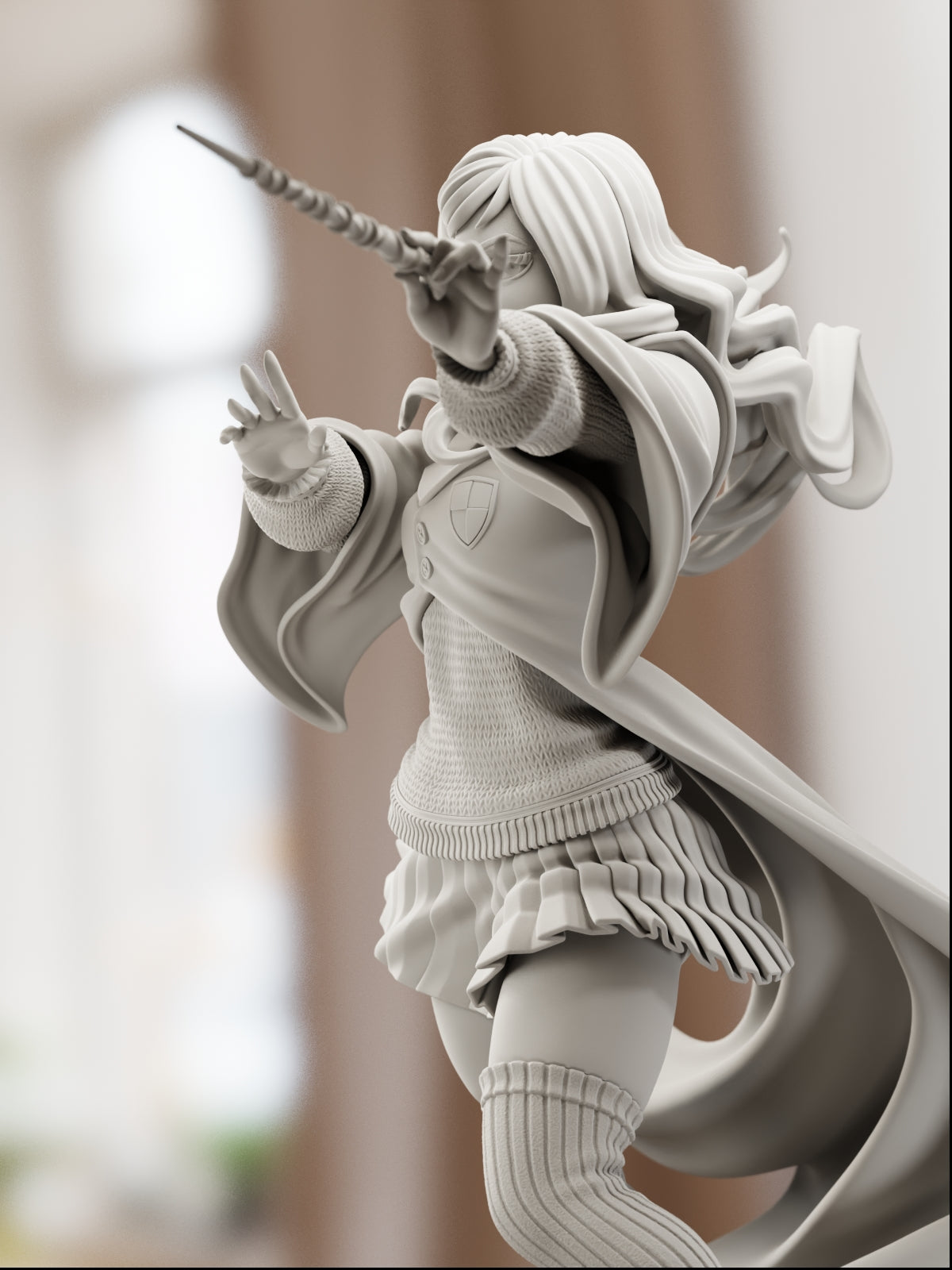 The Brightest Witch | Maximum Detailed 12K 3D printed figure