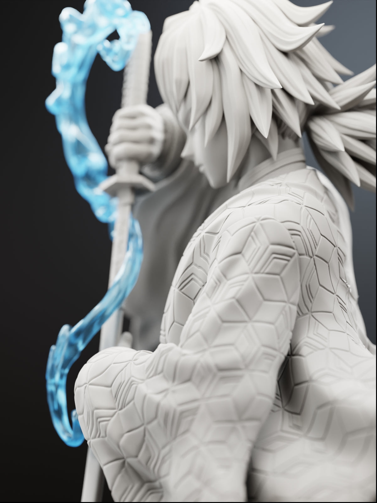The Water Pillar | Maximum Detailed 12K 3D Printed Figure