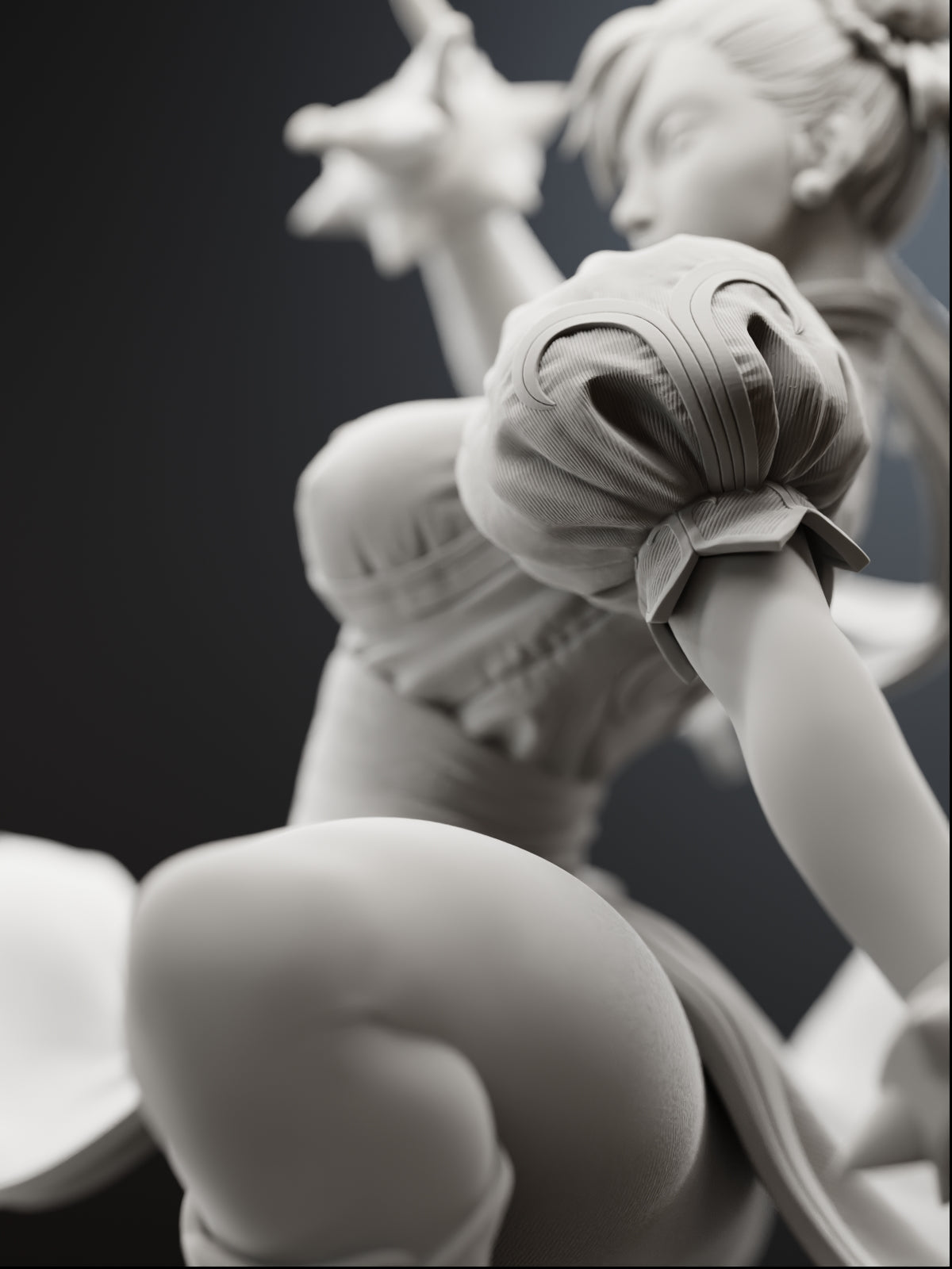 The Blue Phoenix | Maximum Detailed 12K 3D printed figure